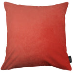 Laden Sie das Bild in den Galerie-Viewer, McAlister Textiles Matt Coral Pink Velvet Modern Look Plain Cushion Cushions and Covers 
