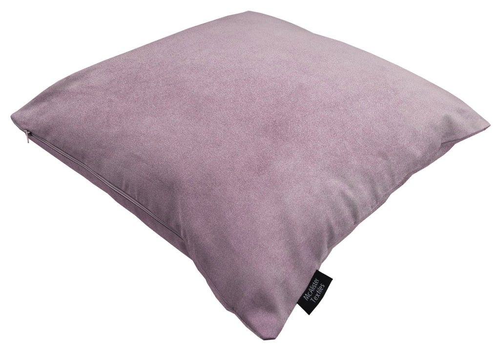 McAlister Textiles Matt Lilac Purple Velvet Modern Look Plain Cushion Cushions and Covers 