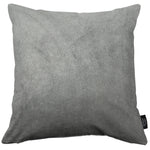 Laden Sie das Bild in den Galerie-Viewer, McAlister Textiles Matt Silver Grey Velvet Modern Look Plain Cushion Cushions and Covers 
