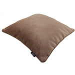 Laden Sie das Bild in den Galerie-Viewer, McAlister Textiles Matt Mocha Brown Piped Velvet Cushion Cushions and Covers 
