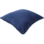 Laden Sie das Bild in den Galerie-Viewer, McAlister Textiles Matt Navy Blue Piped Velvet Cushion Cushions and Covers 
