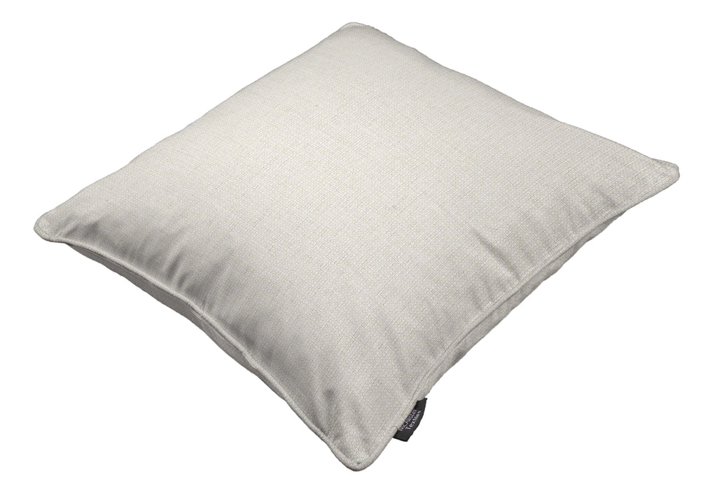 McAlister Textiles Roma Cream Piped Cushion Cushions and Covers Cover Only 43cm x 43cm 