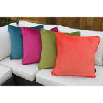 Laden Sie das Bild in den Galerie-Viewer, McAlister Textiles Matt Lime Green Piped Velvet Cushion Cushions and Covers 
