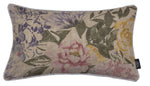 Laden Sie das Bild in den Galerie-Viewer, McAlister Textiles Blooma Purple, Pink and Ochre Floral Cushion Cushions and Covers 
