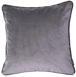 Laden Sie das Bild in den Galerie-Viewer, McAlister Textiles Matt Soft Silver Velvet 43cm x 43cm Contrast Piped Cushion Sets Cushions and Covers 
