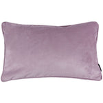 Laden Sie das Bild in den Galerie-Viewer, McAlister Textiles Matt Lilac Purple Piped Velvet Cushion Cushions and Covers 
