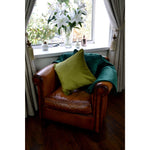 Laden Sie das Bild in den Galerie-Viewer, McAlister Textiles Matt Emerald Green Piped Velvet Cushion Cushions and Covers 
