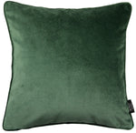 Laden Sie das Bild in den Galerie-Viewer, McAlister Textiles Matt Moss Green Velvet 43cm x 43cm Piped Cushion Sets Cushions and Covers 
