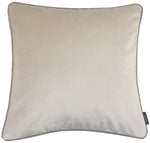 Laden Sie das Bild in den Galerie-Viewer, McAlister Textiles Matt Champagne Gold Velvet 43cm x 43cm Contrast Piped Cushion Sets Cushions and Covers 
