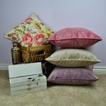 Laden Sie das Bild in den Galerie-Viewer, McAlister Textiles Matt Lilac Purple Piped Velvet Cushion Cushions and Covers 
