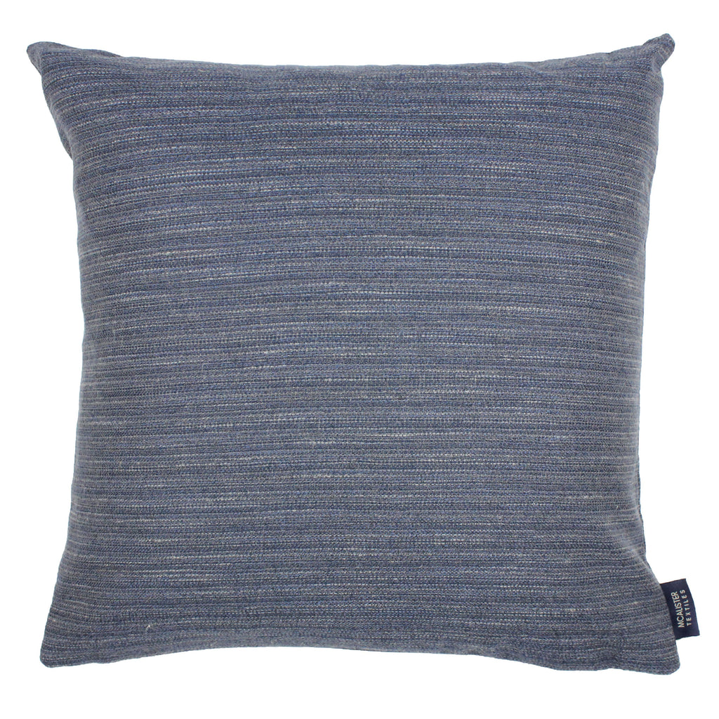 McAlister Textiles Hamleton Navy Blue Textured Plain Cushion Cushions and Covers Cover Only 49cm x 49cm 