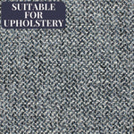Laden Sie das Bild in den Galerie-Viewer, McAlister Textiles Harris Charcoal Grey and Blue Tweed Fabric Fabrics 1/2 Metre 
