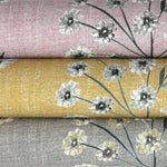 Laden Sie das Bild in den Galerie-Viewer, McAlister Textiles Meadow Soft Grey Floral Cotton Print Fabric Fabrics 
