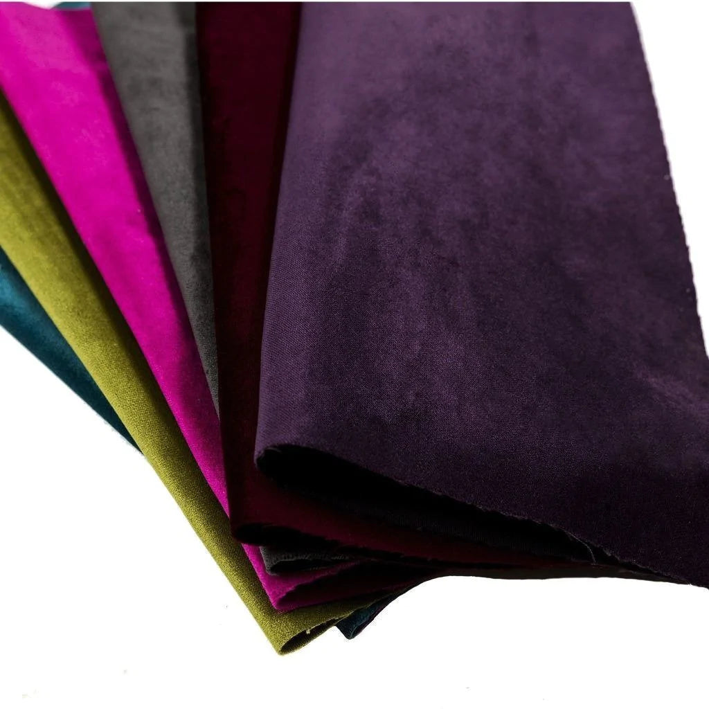 McAlister Textiles Matt Aubergine Purple Velvet Roman Blind Roman Blinds 