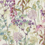 Laden Sie das Bild in den Galerie-Viewer, McAlister Textiles Wildflower Pastel Purple Linen Fabric Fabrics 1 Metre 
