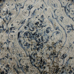 Laden Sie das Bild in den Galerie-Viewer, McAlister Textiles Renaissance Navy Blue Printed Velvet Fabric Fabrics 
