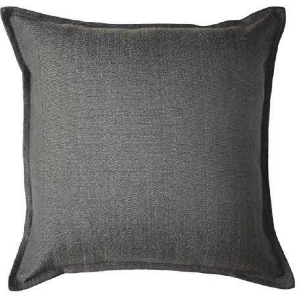 McAlister Textiles Savannah Charcoal Grey Cushion Cushions and Covers Cover Only 43cm x 43cm 