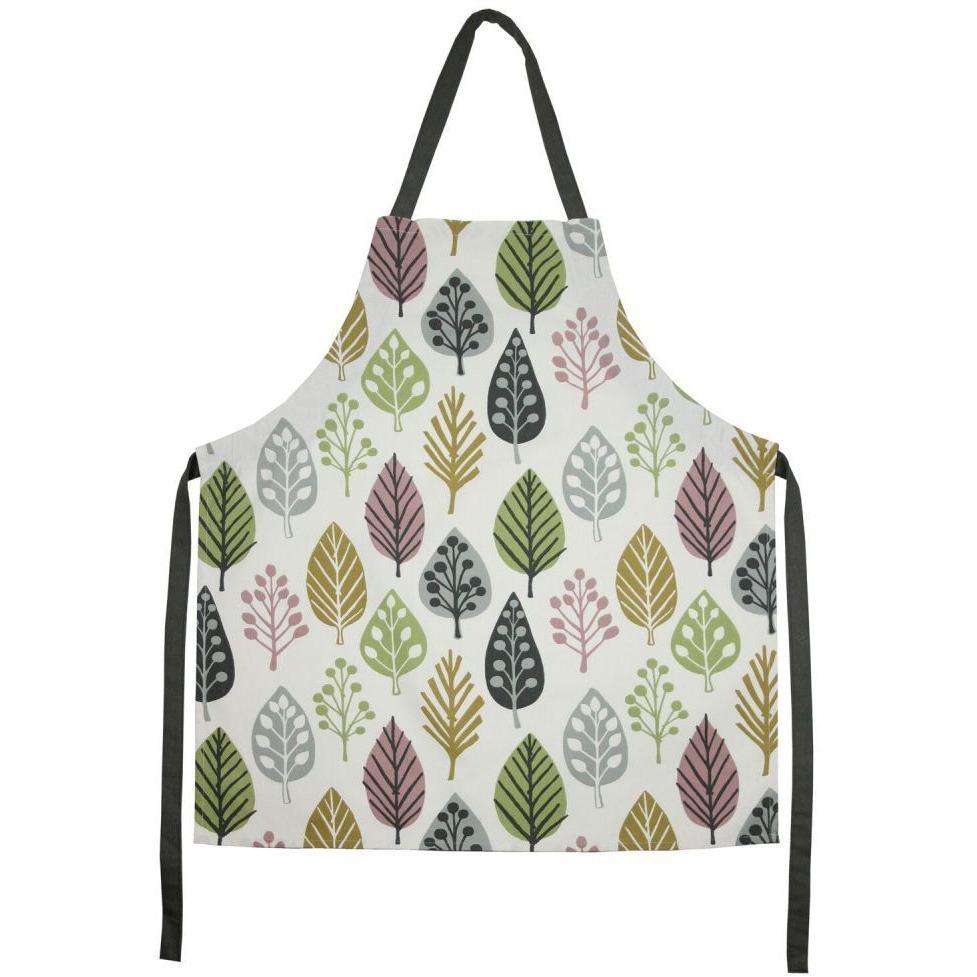 McAlister Textiles Magda Pink Cotton Print Apron Kitchen Accessories 