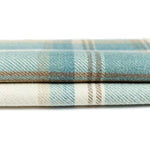 Laden Sie das Bild in den Galerie-Viewer, McAlister Textiles Heritage Tartan Duck Egg Blue Curtain Fabric Fabrics 

