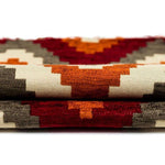 Laden Sie das Bild in den Galerie-Viewer, McAlister Textiles Navajo Red + Burnt Orange Striped Fabric Fabrics 
