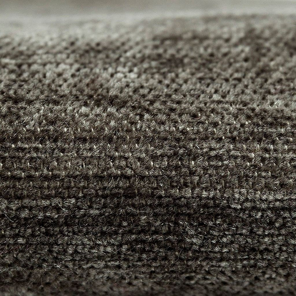 McAlister Textiles Plain Chenille Charcoal Grey Fabric Fabrics 