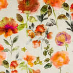 Laden Sie das Bild in den Galerie-Viewer, McAlister Textiles Renoir Floral Orange Velvet Fabric Fabrics 1 Metre 
