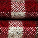 Laden Sie das Bild in den Galerie-Viewer, McAlister Textiles Heritage Tartan Red + White Curtain Fabric Fabrics 
