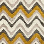 Laden Sie das Bild in den Galerie-Viewer, McAlister Textiles Navajo Yellow+ Grey Striped Fabric Fabrics 1 Metre 
