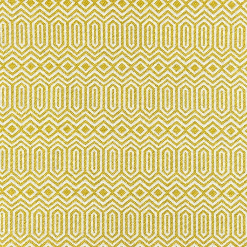 McAlister Textiles Colorado Geometric Yellow Fabric Fabrics 1 Metre 