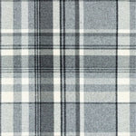 Laden Sie das Bild in den Galerie-Viewer, McAlister Textiles Heritage Tartan Charcoal Grey Curtain Fabric Fabrics 1 Metre 
