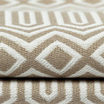 Laden Sie das Bild in den Galerie-Viewer, McAlister Textiles Colorado Geometric Taupe Beige Fabric Fabrics 
