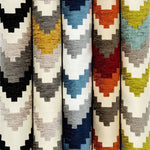 Laden Sie das Bild in den Galerie-Viewer, McAlister Textiles Navajo Navy Blue Striped Fabric Fabrics 
