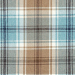 Laden Sie das Bild in den Galerie-Viewer, McAlister Textiles Angus Duck Egg Blue Tartan Check Curtain Fabric Fabrics 
