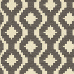 Laden Sie das Bild in den Galerie-Viewer, McAlister Textiles Arizona Geometric Charcoal Grey Fabric Fabrics 1 Metre 
