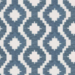 Laden Sie das Bild in den Galerie-Viewer, McAlister Textiles Arizona Geometric Wedgewood Blue Fabric Fabrics 1 Metre 
