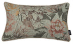 Laden Sie das Bild in den Galerie-Viewer, McAlister Textiles Blooma Green, Pink and Ochre Floral Pillow Pillow Cover Only 50cm x 30cm 
