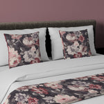 Laden Sie das Bild in den Galerie-Viewer, McAlister Textiles Camilla Grey, Pink and Purple Bedding Set Bedding Set Runner (50x240cm) + 2x Cushion Covers 
