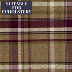 Laden Sie das Bild in den Galerie-Viewer, McAlister Textiles Heritage Tartan Purple + Green Curtain Fabric Fabrics 1/2 Metre 
