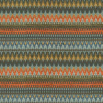 Laden Sie das Bild in den Galerie-Viewer, McAlister Textiles Curitiba Aztec Orange + Teal Fabric Fabrics 1 Metre 
