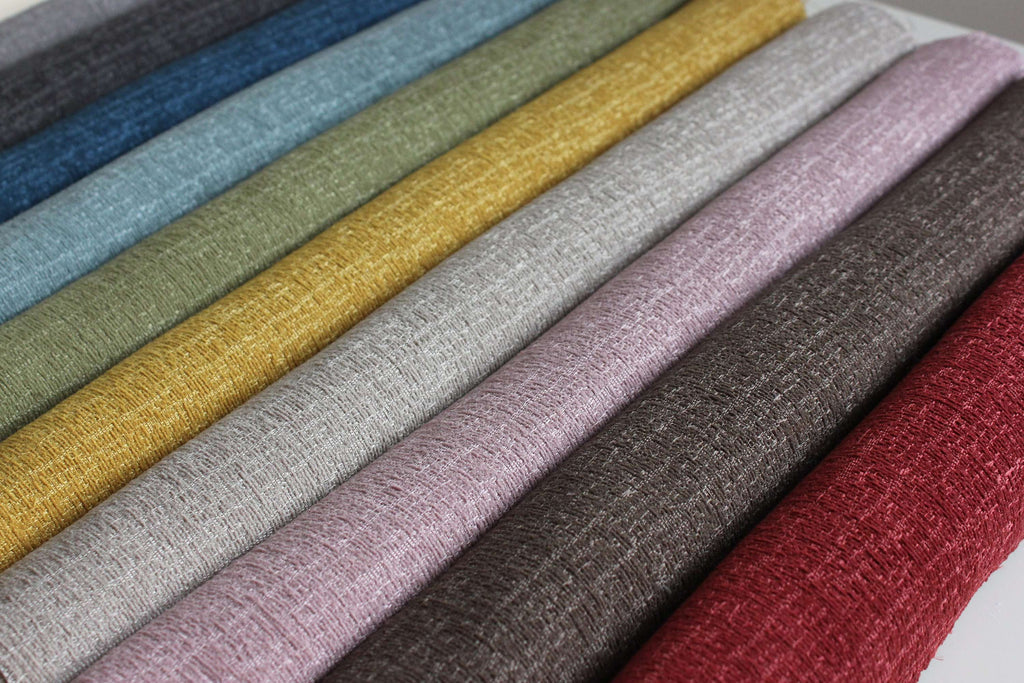 McAlister Textiles Eternity Teal Chenille Fabric Fabrics 