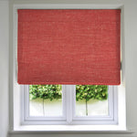 Laden Sie das Bild in den Galerie-Viewer, McAlister Textiles Harmony Red Textured Roman Blinds Roman Blinds Standard Lining 130cm x 200cm Red
