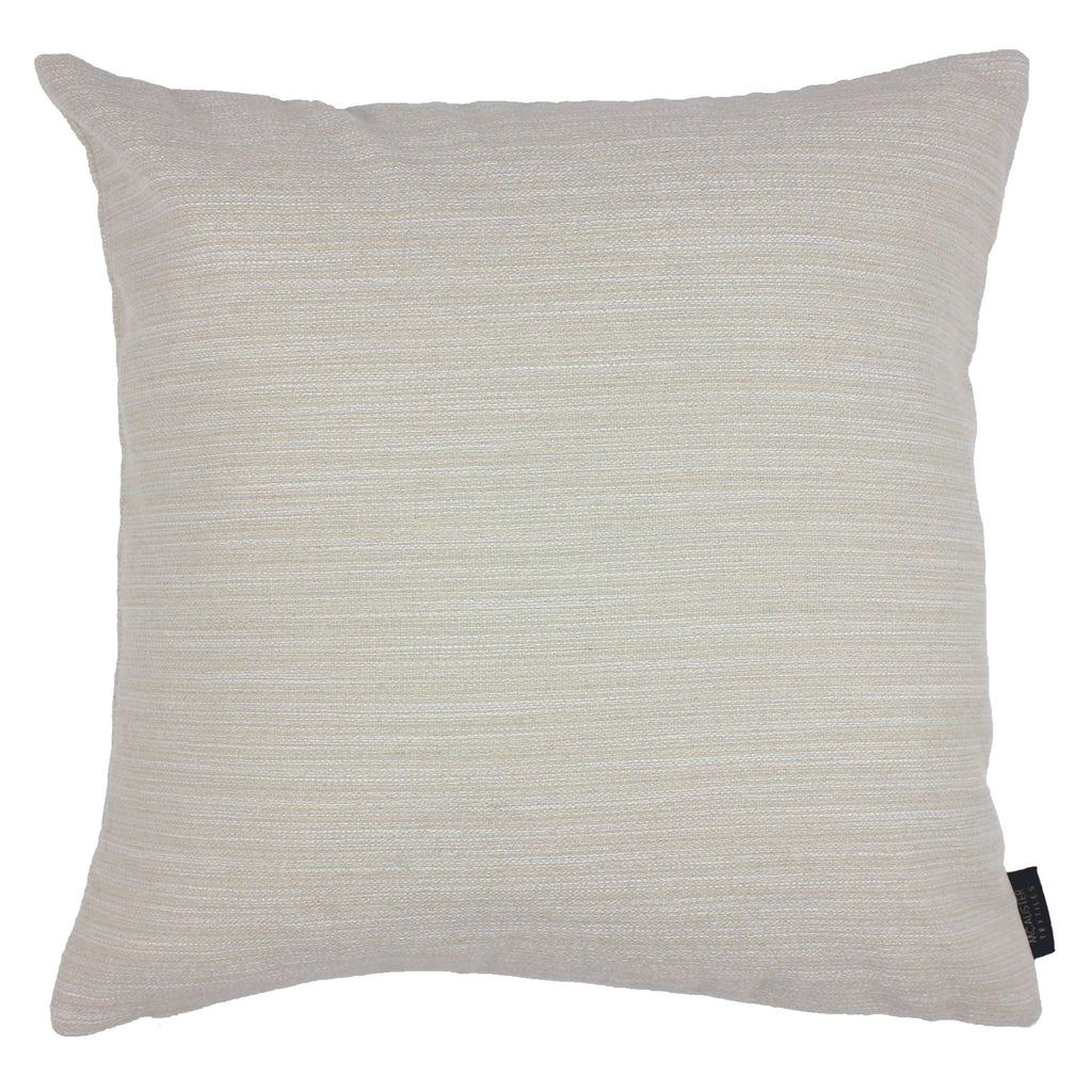 McAlister Textiles Hamleton Natural Textured Plain Cushion Cushions and Covers Cover Only 43cm x 43cm 