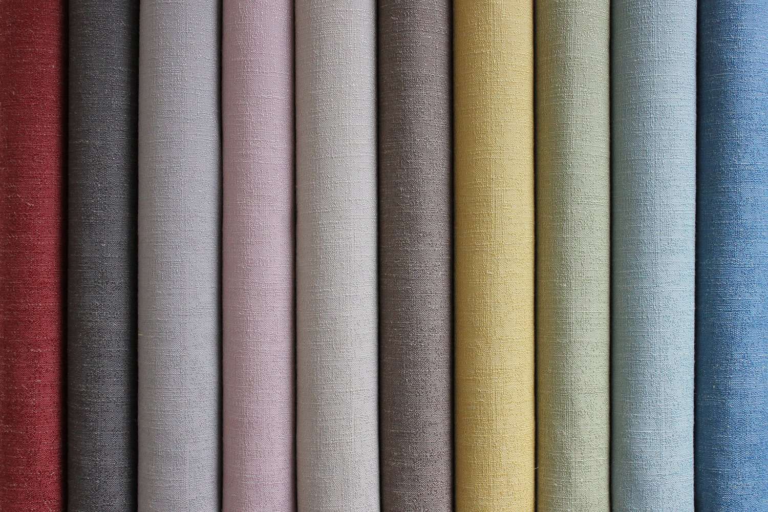 McAlister Textiles Harmony Linen Blend Mocha Textured Fabric Fabrics 