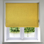 Laden Sie das Bild in den Galerie-Viewer, McAlister Textiles Linea Ochre Yellow Textured Roman Blinds Roman Blinds Standard Lining 130cm x 200cm Ochre Yellow

