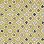 Laden Sie das Bild in den Galerie-Viewer, McAlister Textiles Laila Ochre Yellow and Grey FR Fabric Fabrics 1/2 Metre 
