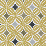 Laden Sie das Bild in den Galerie-Viewer, McAlister Textiles Laila Ochre Yellow and Grey FR Fabric Fabrics 
