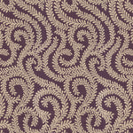 Laden Sie das Bild in den Galerie-Viewer, McAlister Textiles Little Leaf Aubergine Purple Fabric Fabrics 1 Metre 
