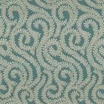 Laden Sie das Bild in den Galerie-Viewer, McAlister Textiles Little Leaf Teal Fabric Fabrics 1 Metre 
