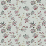 Laden Sie das Bild in den Galerie-Viewer, McAlister Textiles Magnolia Rose Pink and Duck Egg Floral FR Fabric Fabrics 

