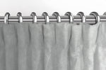 Laden Sie das Bild in den Galerie-Viewer, McAlister Textiles Matt Dove Grey Velvet Curtains Tailored Curtains 
